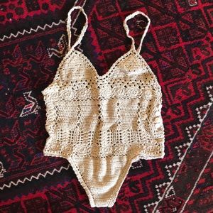 She Made Me Crochet Swimsuit by Free People